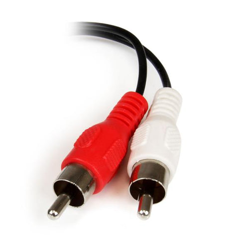 StarTech.com 6in Stereo Audio Cable - 3.5mm Female to 2x RCA Male StarTech.com 6in Stereo Audio Cable - 3.5mm Female to 2x RCA Male